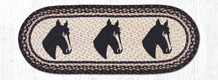 Horse Portrait 13"x36" table runner