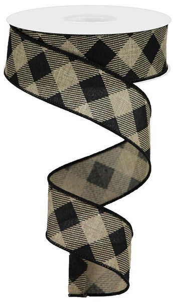 1.5" X 10Yd Diagonal Check On Royal