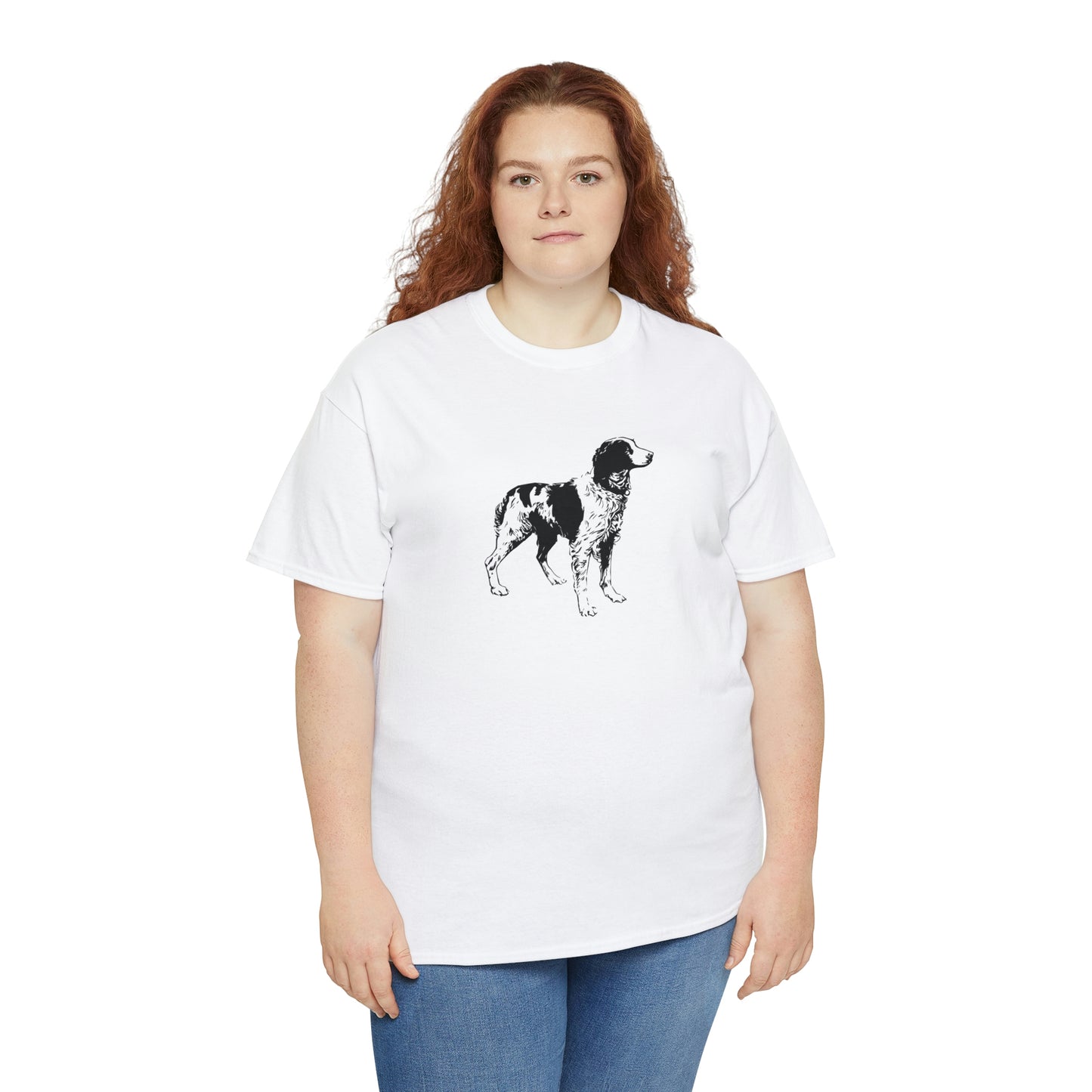 Brittany Spaniel Unisex Heavy Cotton Tee