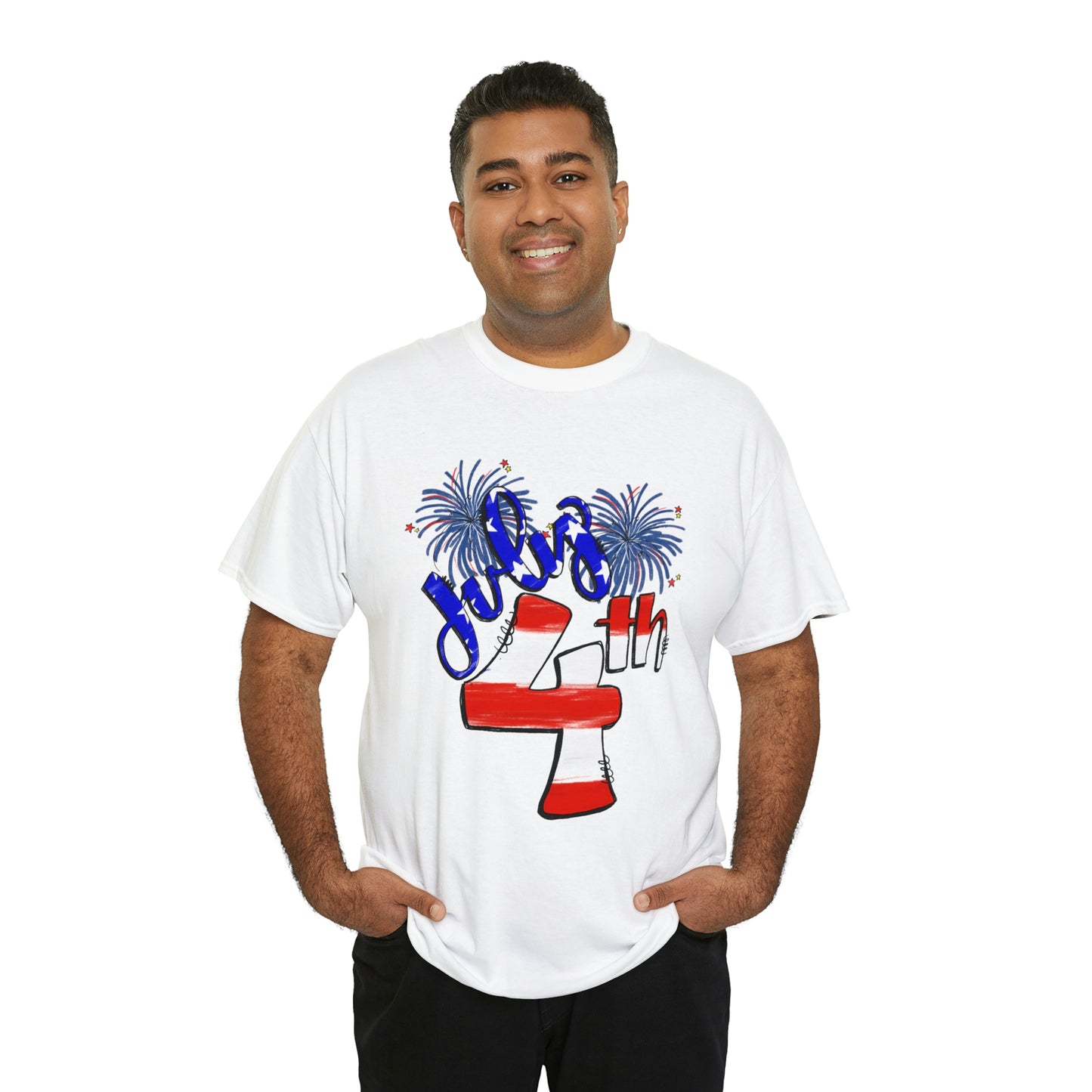 July 4Th Unisex Heavy Cotton Tee