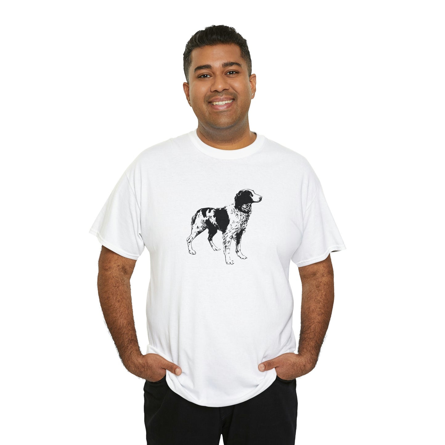 Brittany Spaniel Unisex Heavy Cotton Tee