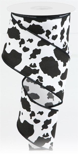 2.5"X10yd Cowhide Print