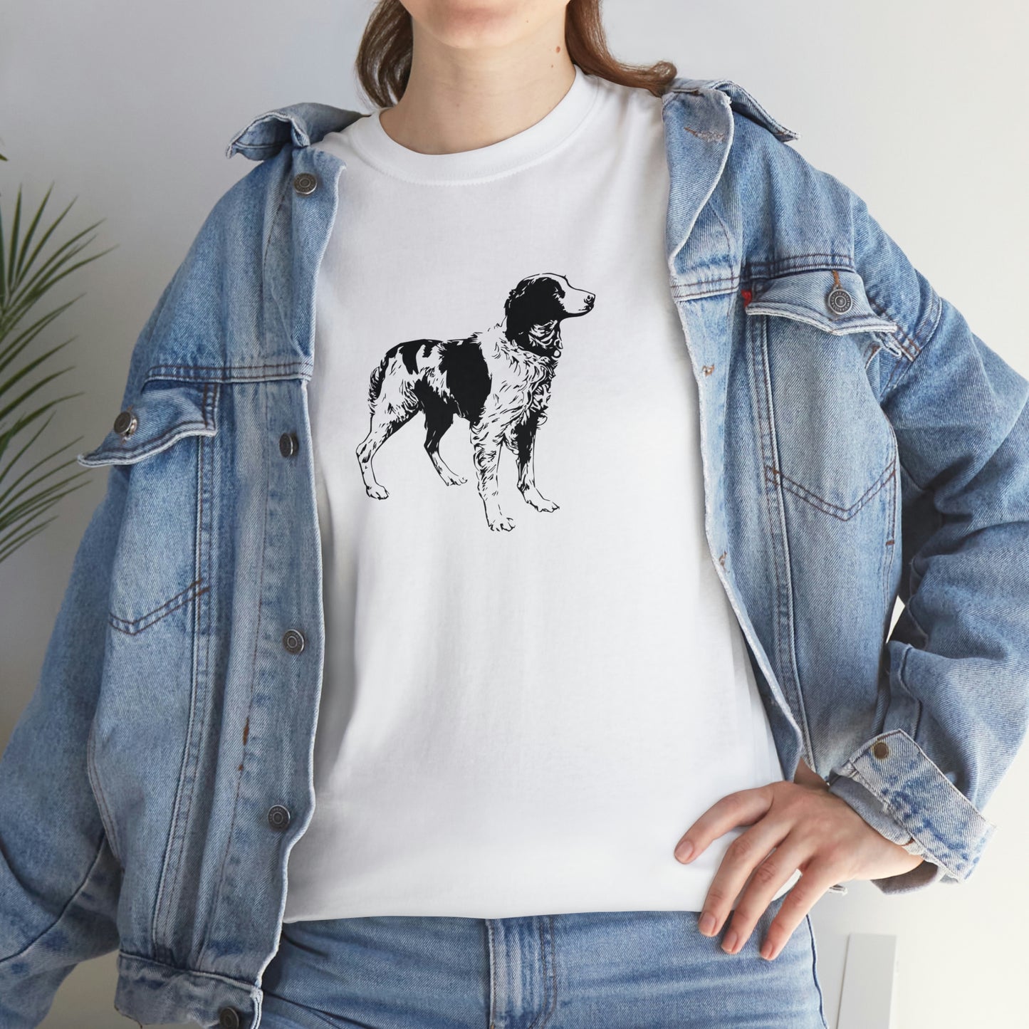 Brittany Spaniel Unisex Heavy Cotton Tee