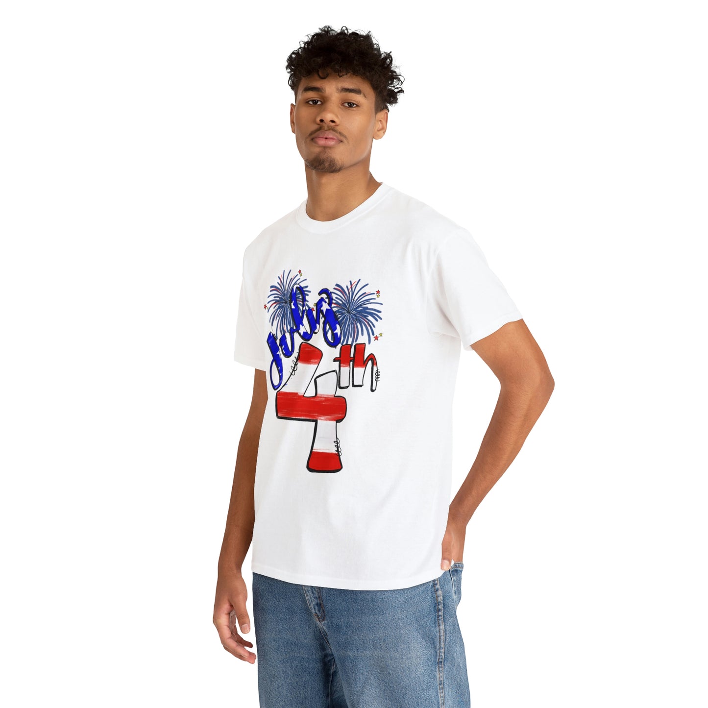 July 4Th Unisex Heavy Cotton Tee