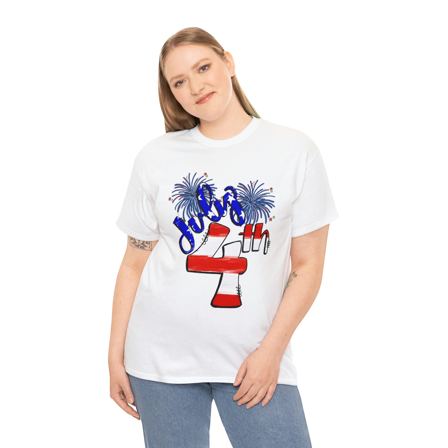 July 4Th Unisex Heavy Cotton Tee