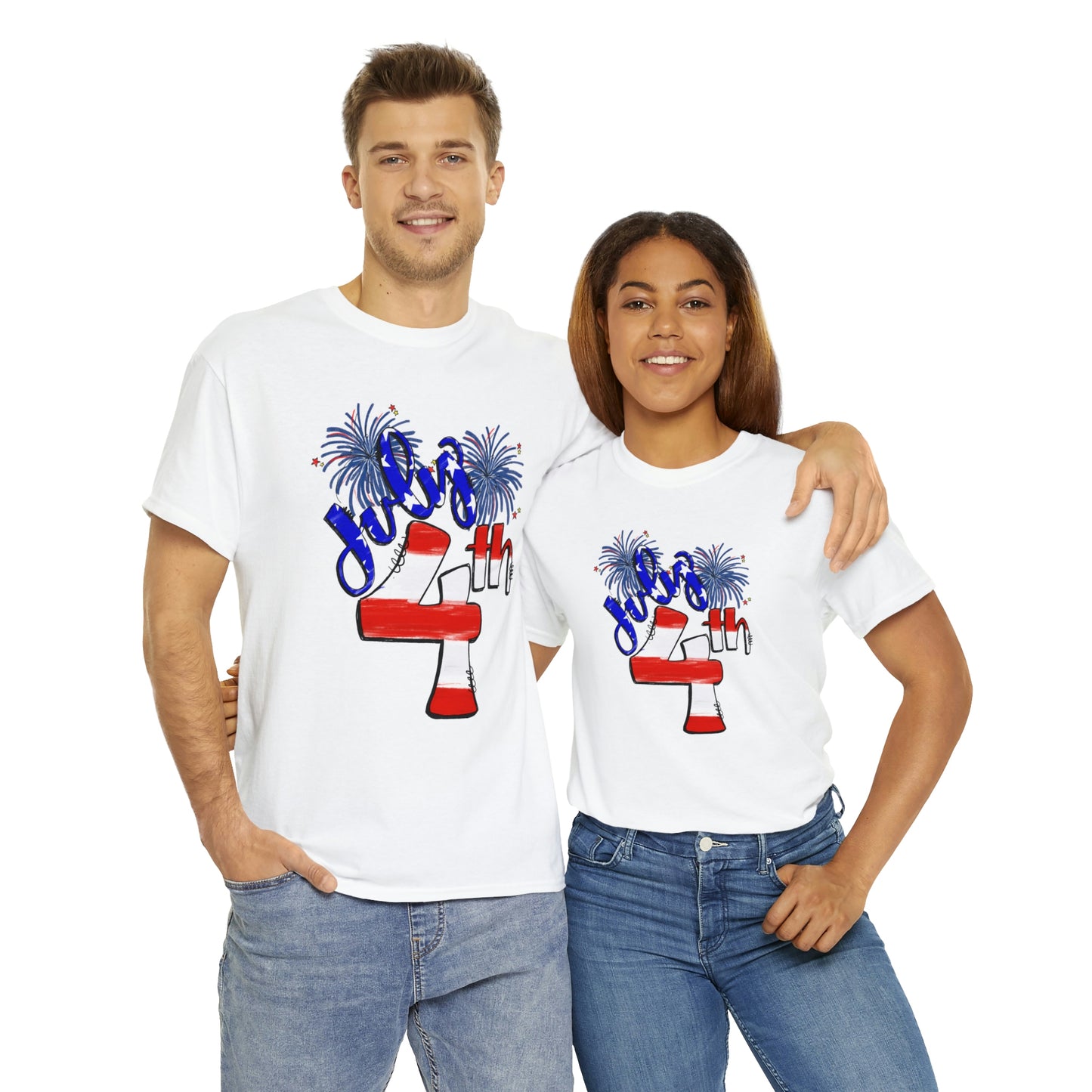 July 4Th Unisex Heavy Cotton Tee