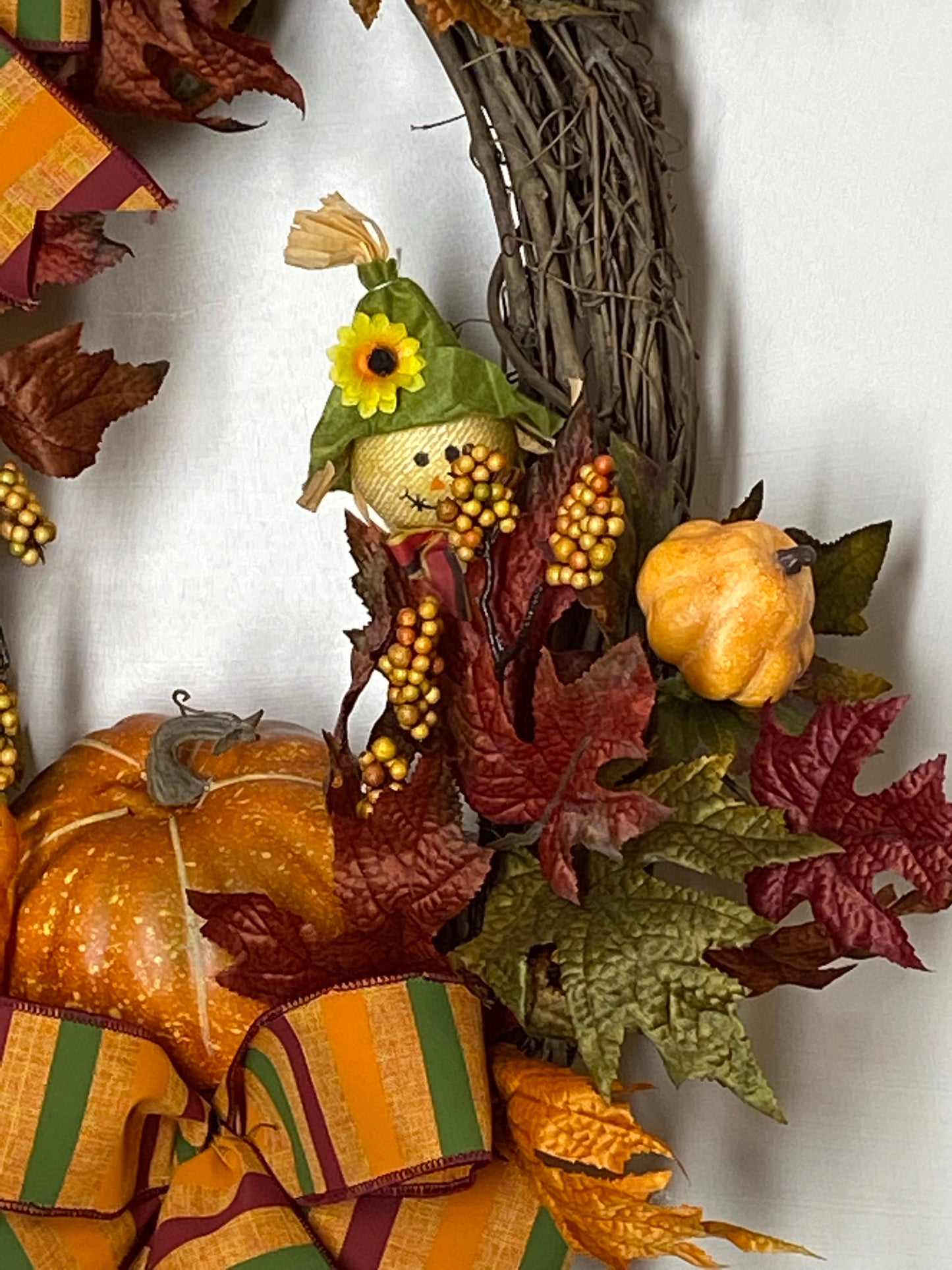 Fall wreath , Thanksgiving wreath , Harvest wreath