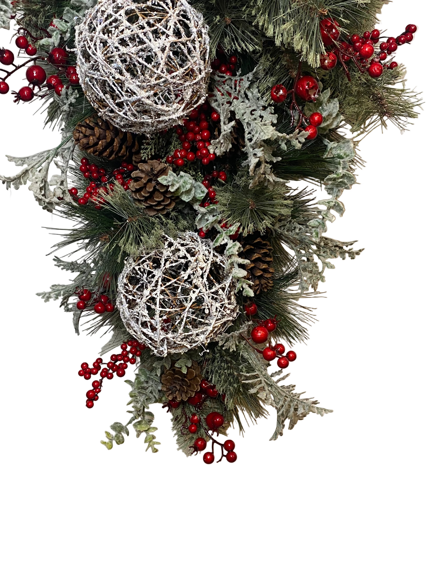 Christmas Swag, Rustic Christmas swag