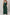Duffel Green Spaghetti Straps Pocketed Slouchy Maxi Dress