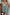 Mist Green Lace Crochet Splicing V Neck Loose Fit Tank Top