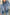 Beau Blue Ruffle Raw Hem Flap Pockets Denim Jacket