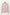 Pink Floral Pattern Half Zip Drop Shoulder Sweater