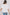 White Eyelet Pattern Boat Neck Casual Tee