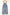 Stone Blue Distressed Bib Pocket Wide Leg Denim Overall