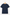 Blue Sapphire Solid Color Toothpick Stripe Round Neck T Shirt