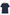 Blue Sapphire Solid Color Toothpick Stripe Round Neck T Shirt