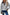 Oatmeal Textured Colorblock Edge Buttoned Collar Sweatshirt
