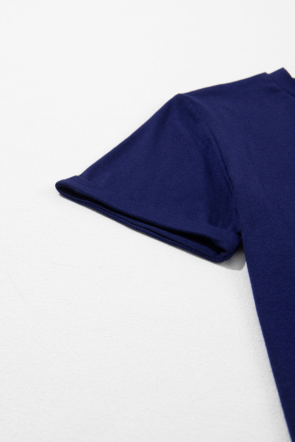 Khaki Casual Plain Crew Neck Tee