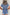 Dusk Blue Chest Pocket Front Buttoned Folded Edge Denim Short Sleeve Romper