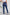 Ashleigh Blue Multiple Pockets Straight Leg Washed Stretchy Knit Casual Jeans
