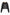 Black Solid Drop Shoulder Drawstring Cropped Hoodie