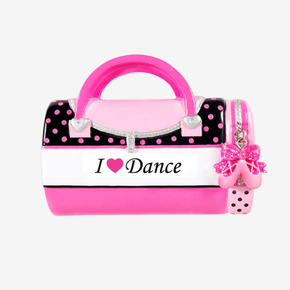 Child’s Dance Bag Personalized Christmas Ornament