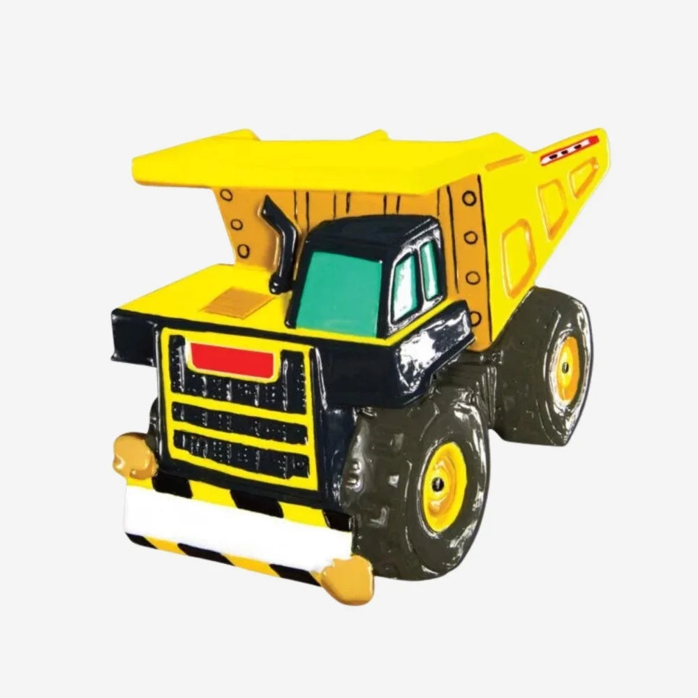Dump Truck Personalized Christmas Ornament