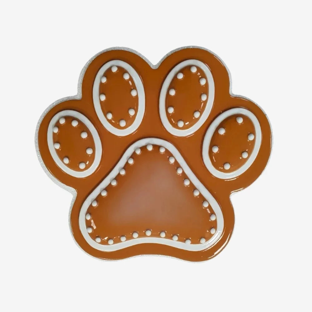 GINGERBREAD PAW PRINT