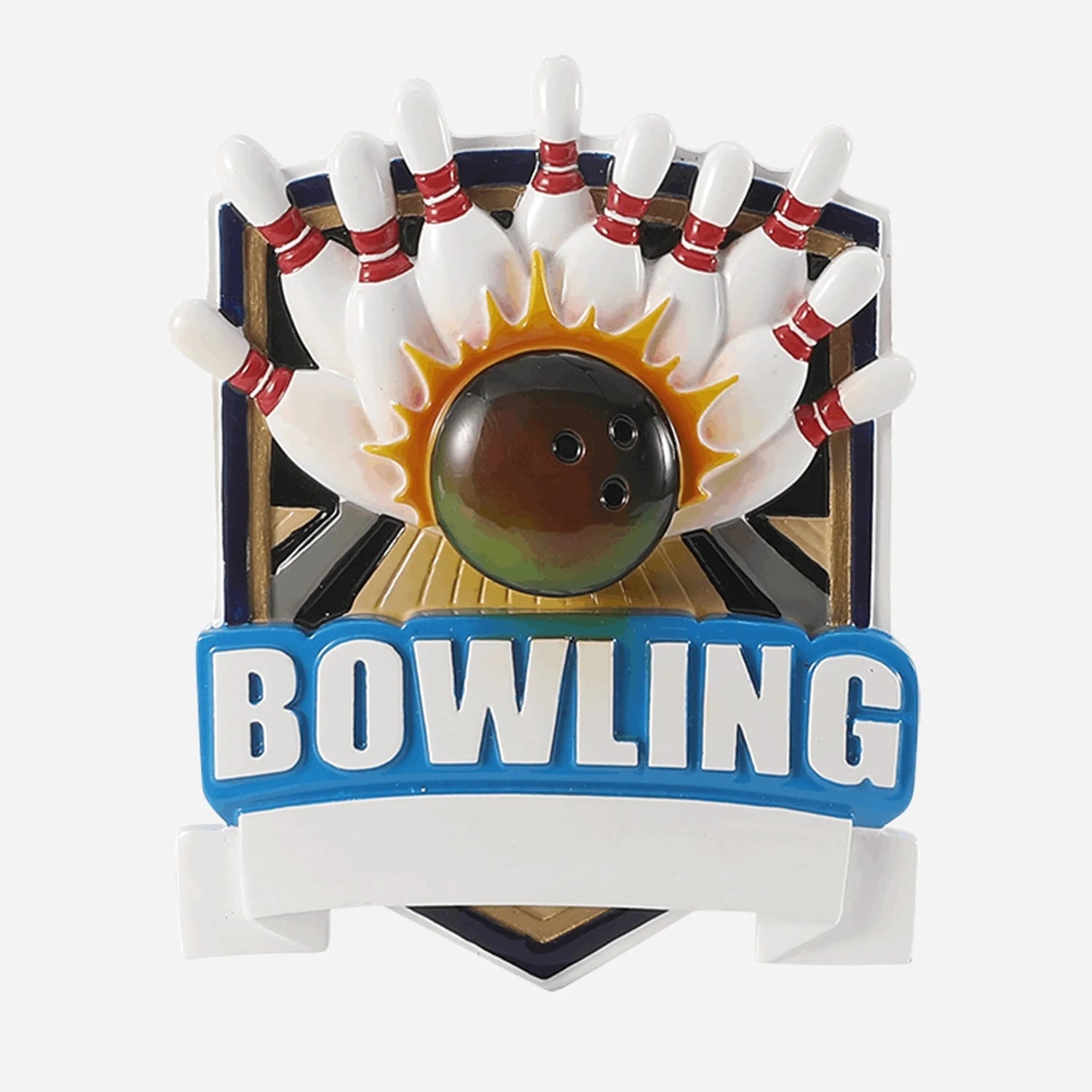 Personalized Bowling Ornament – Hand-Painted Keepsake ($19)