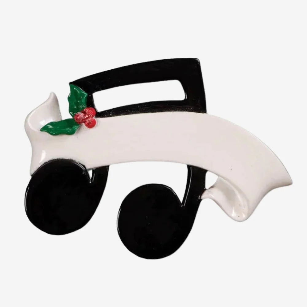 Musical Note Personalized Christmas Ornament