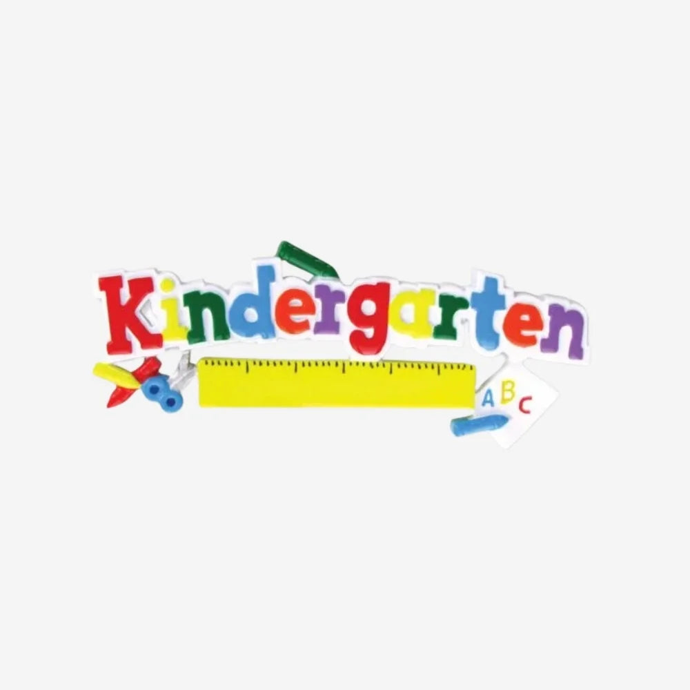 Kindergarten Personalized Christmas Ornament
