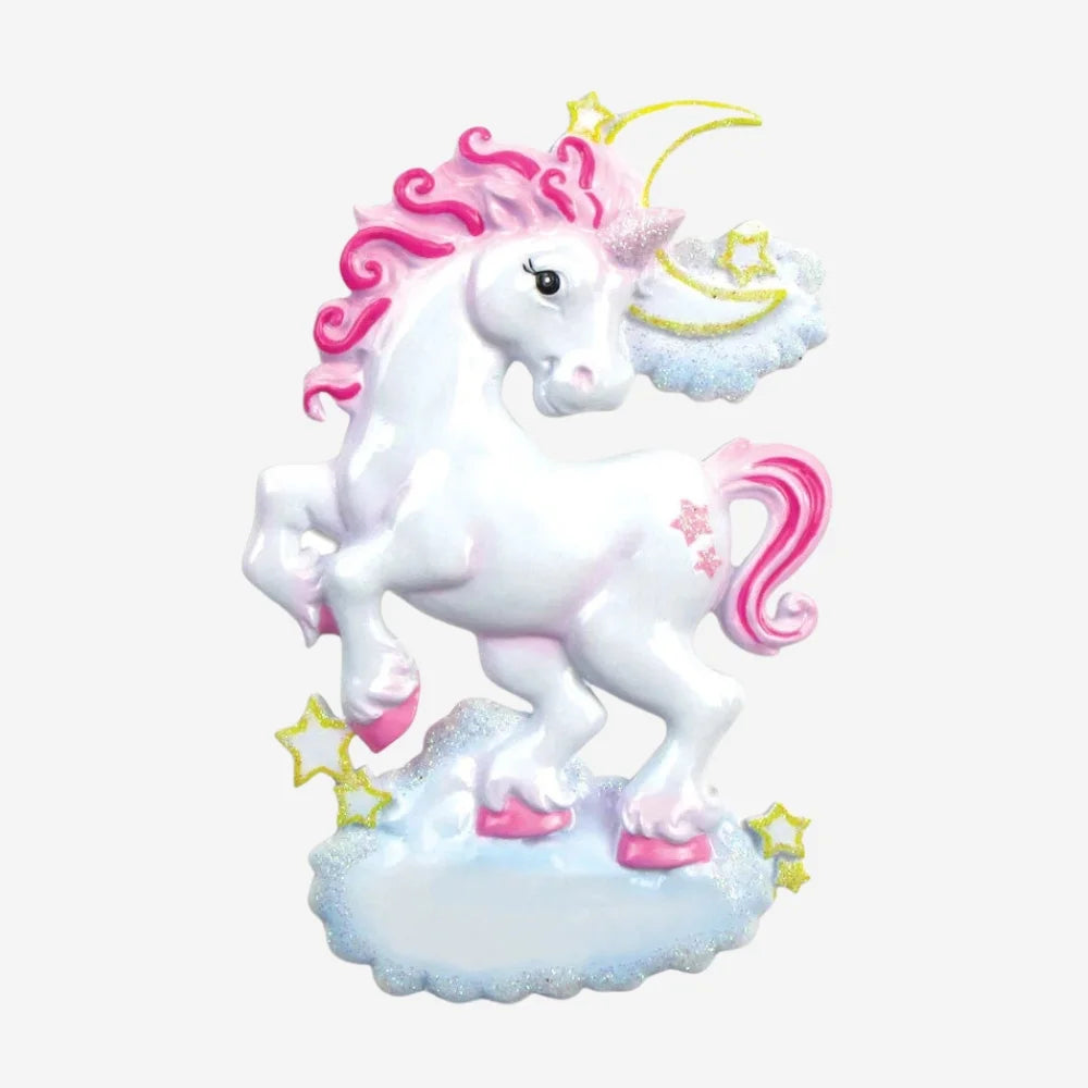 Unicorn Personalized Christmas Ornament