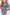 Dusk Blue Chest Pocket Front Buttoned Folded Edge Denim Short Sleeve Romper