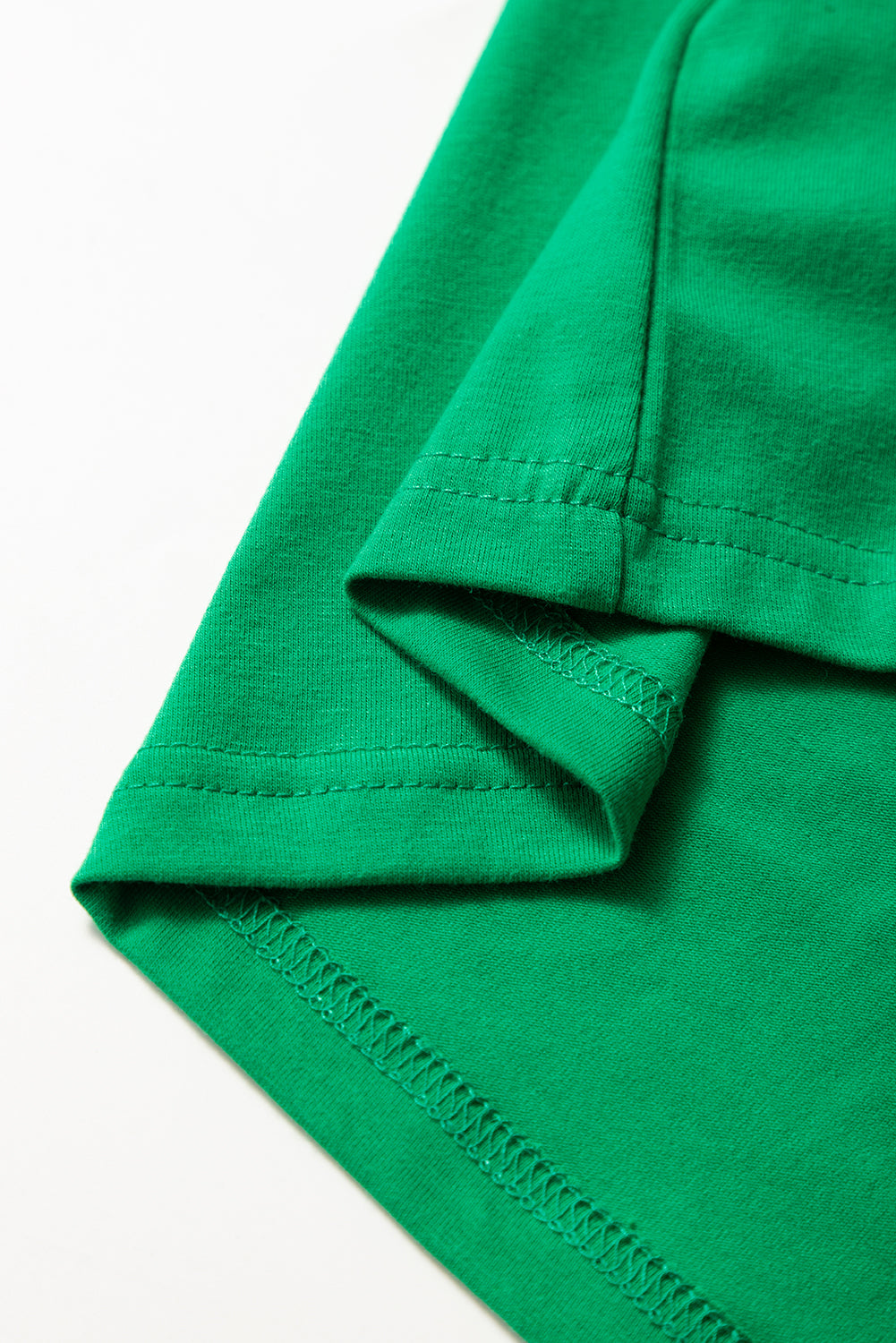 Khaki Casual Plain Crew Neck Tee