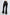 Black Thermal Lined Split Flare Leg Pants