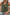Jungle Green Half Button V Neck Patched Pocket Tank Top