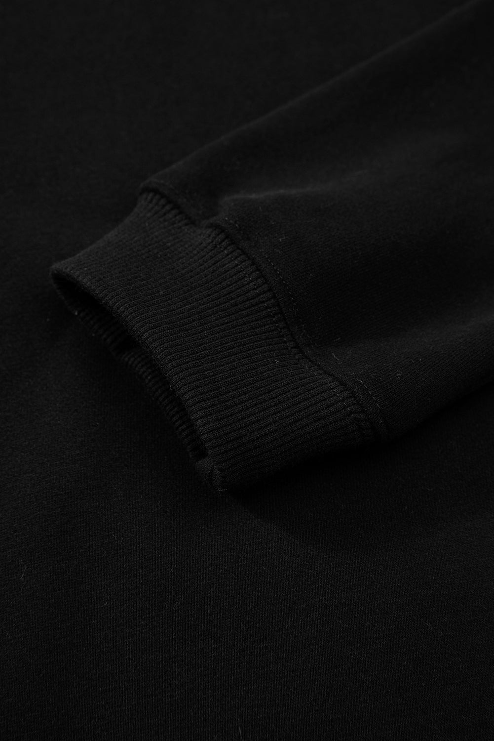Gray Solid Fleece Lined Drop Shoulder Terry Sweatshirt