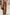 Chestnut Solid Color Double Breasted Straight Leg Pants