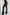 Black Faux Leather Splits High Waist Leggings