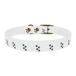 Paw print Dog Collar