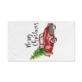 Red truck Christmas Hand Towel