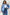 Baeful Leopard Floral Distressed Raw Hem Denim Jacket