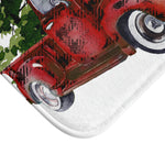 Red truck Bath Mat