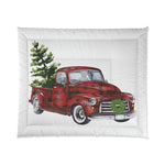 Red truck Christmas Comforter