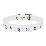 Paw print Dog Collar