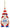 13.25"Hx5.75"L 4Th Of July Gnome Shape