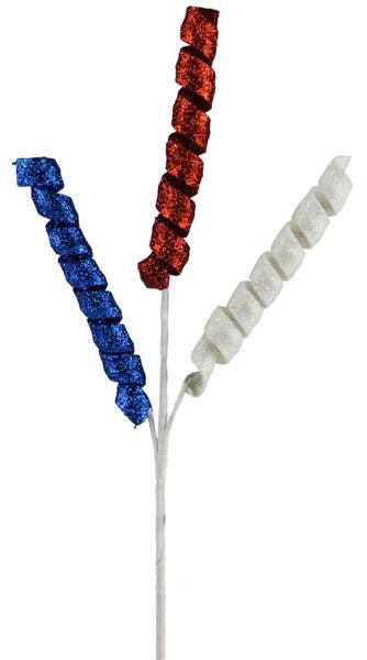 13.5"L Glitter Eva Curly Pick