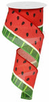 2.5" X 10Yd Bold Watermelon On Royal