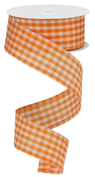 1.5"X10yd Primitive Gingham Check , RG01320M1