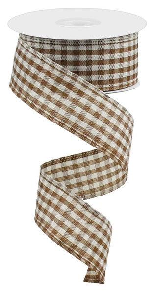 1.5"X10yd Primitive Gingham Check